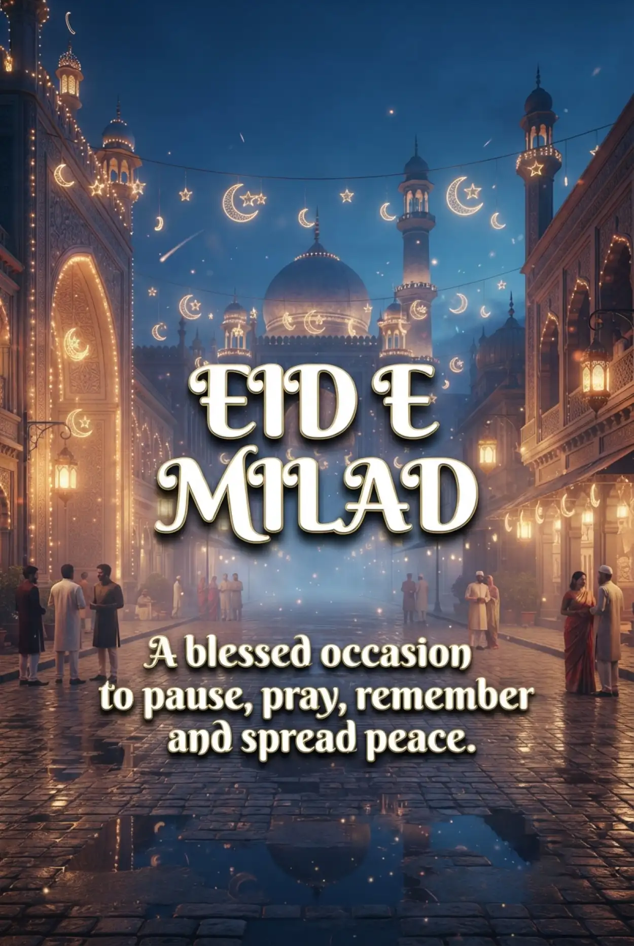 Free Download Eid Milad 2026 Wishes In Urdu - High Quality Eid E Milad 2026 Image
