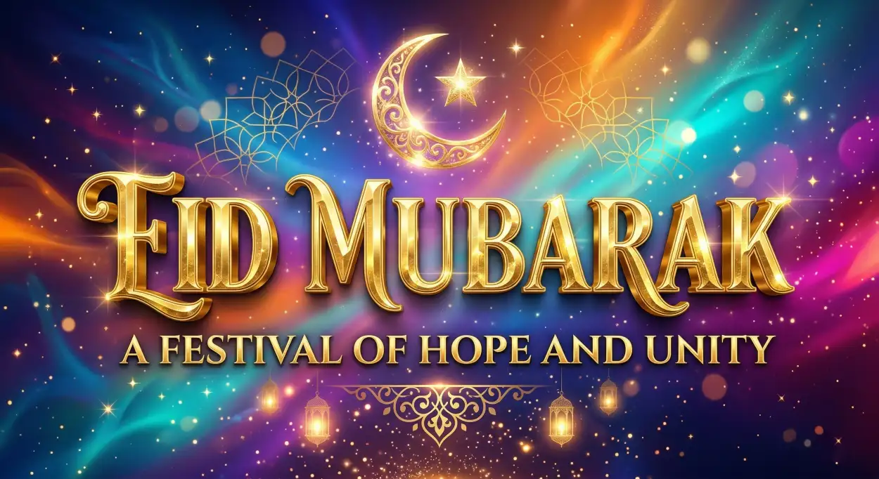 Free Download Eid Mubarak 2026 Festival Quotes - High Quality Eid Mubarak 2026 Image