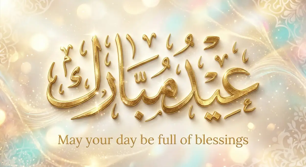 Free Download Eid Mubarak 2026 Islamic Quotes - High Quality Eid Mubarak 2026 Image