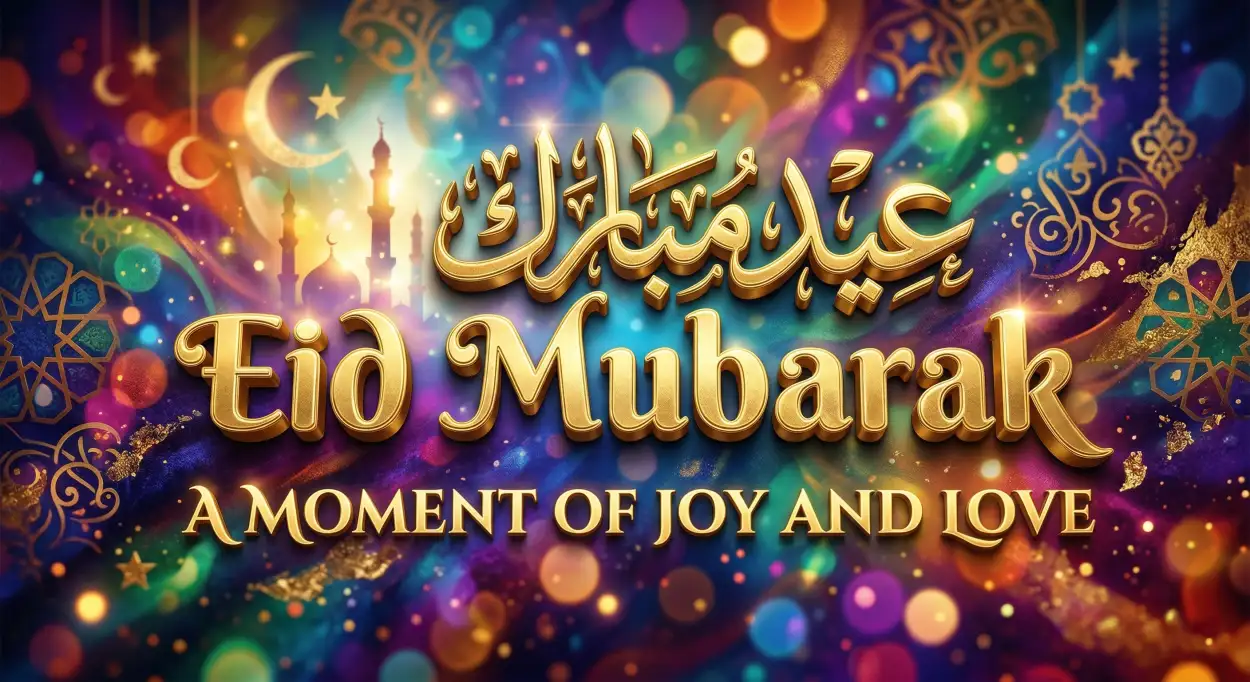 Free Download Eid Mubarak 2026 Messages For Friends - High Quality Eid Mubarak 2026 Image
