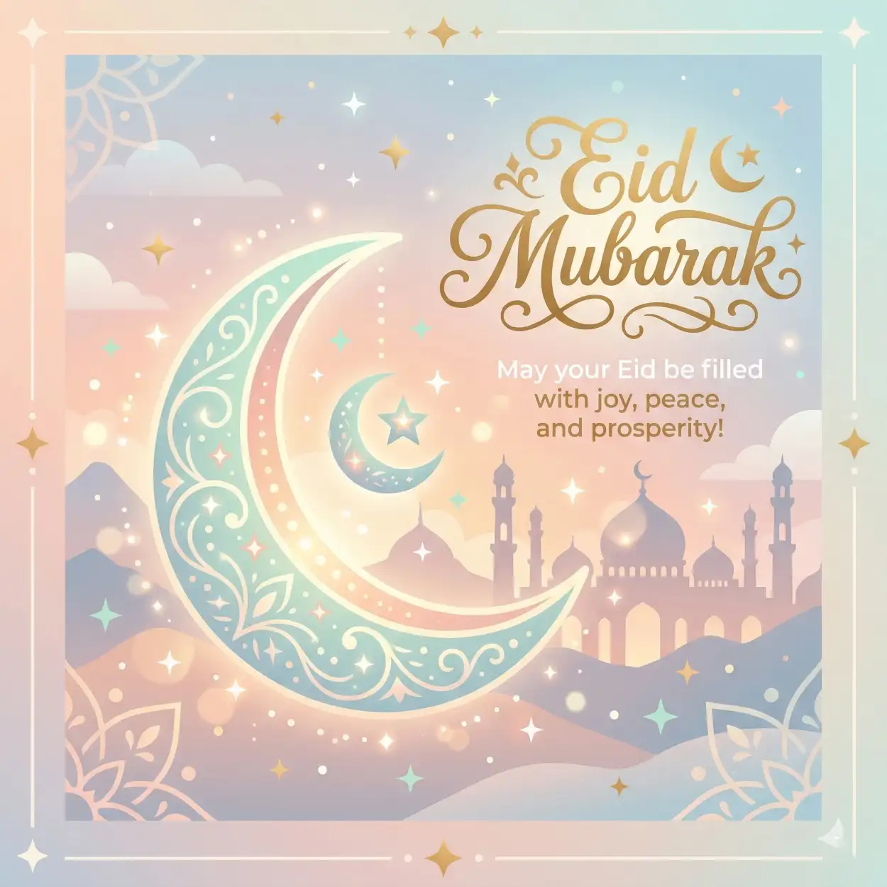eid mubarak clipart transparent
