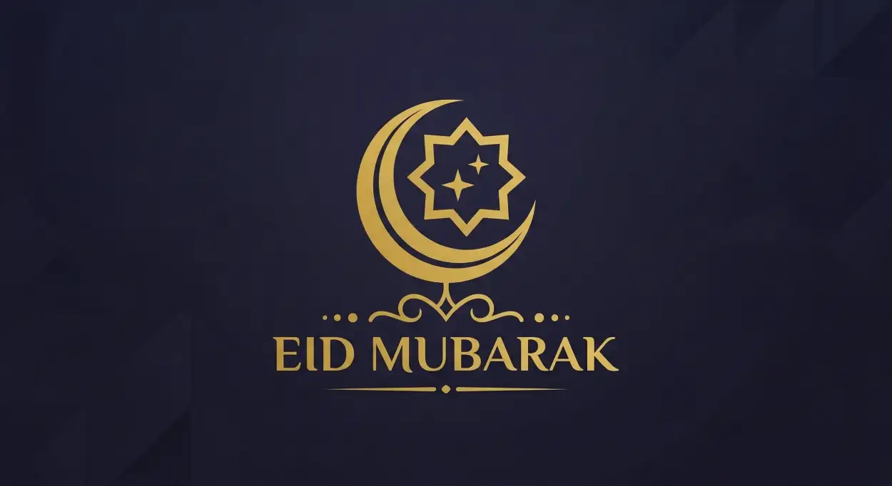 eid mubarak minimalist background