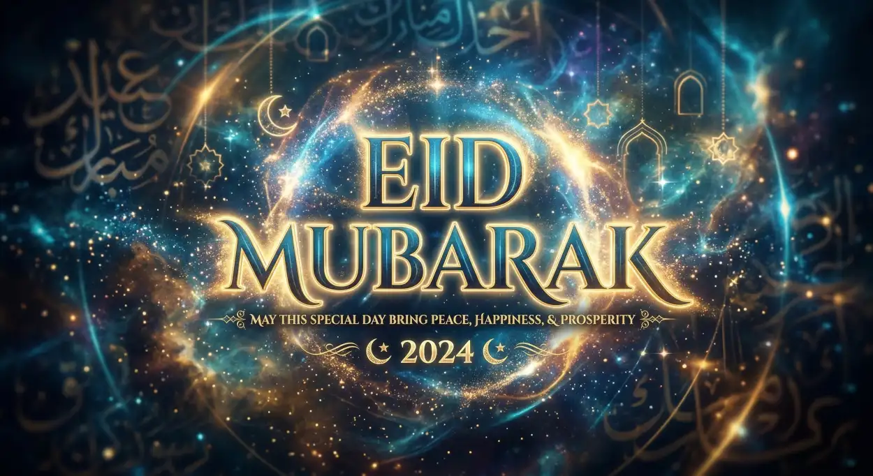 eid mubarak poster design 2026