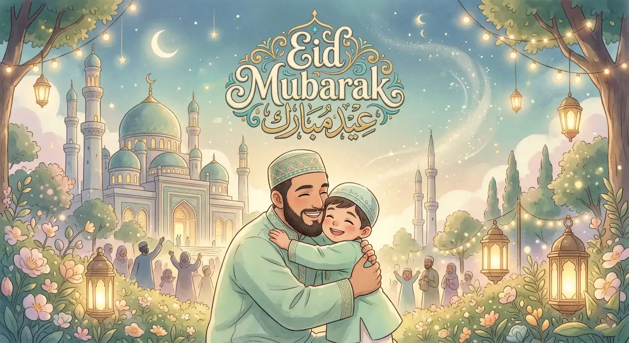 eid mubarak wishes for instagram caption