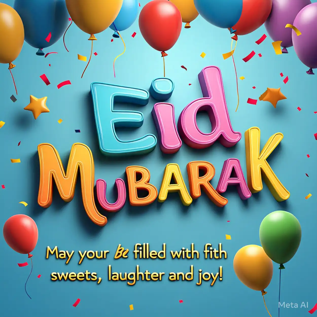 Eid Mubarak Wishes for Kids
