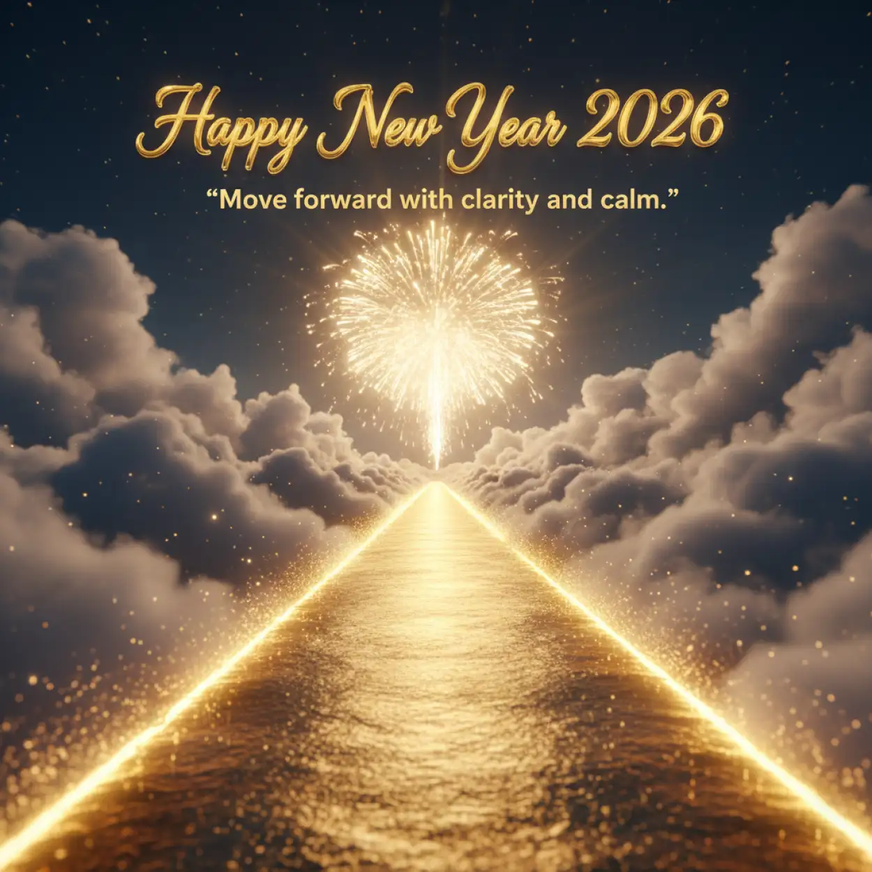elegant happy new year 2026 wishes with quote
