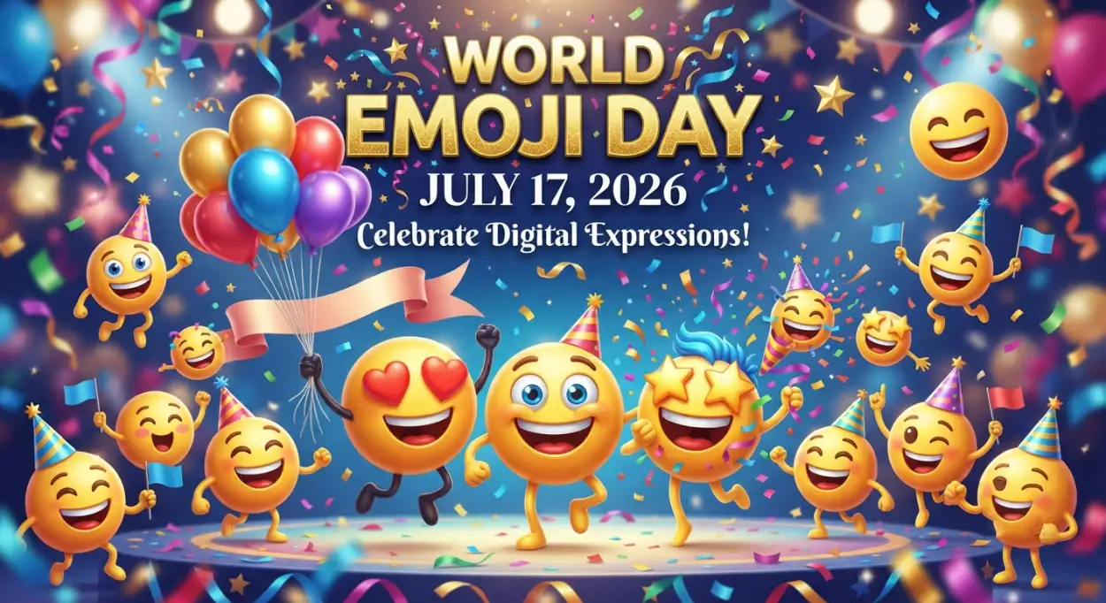Free Download Emoji Celebration Ideas For Schools - High Quality World Emoji Day 2026 Image