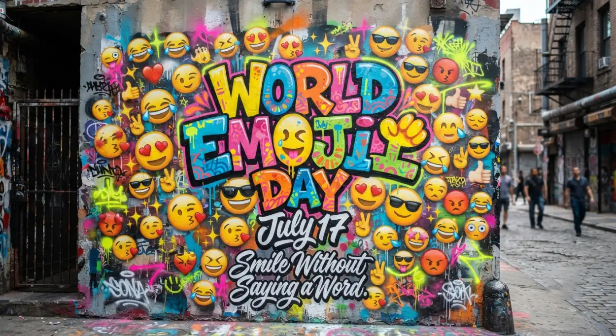 Free Download Emoji Poster For Kids - High Quality World Emoji Day Poster 2026 Image