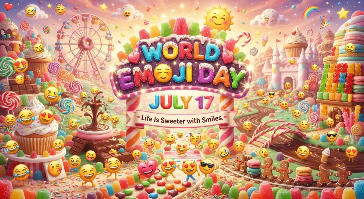 Free Download Emoji Theme Event Poster - High Quality World Emoji Day Poster 2026 Image