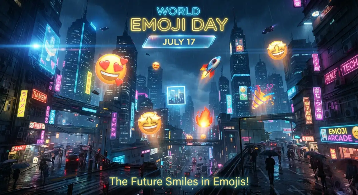 Free Download Emoji Trends 2026 - High Quality World Emoji Day 2026 Image