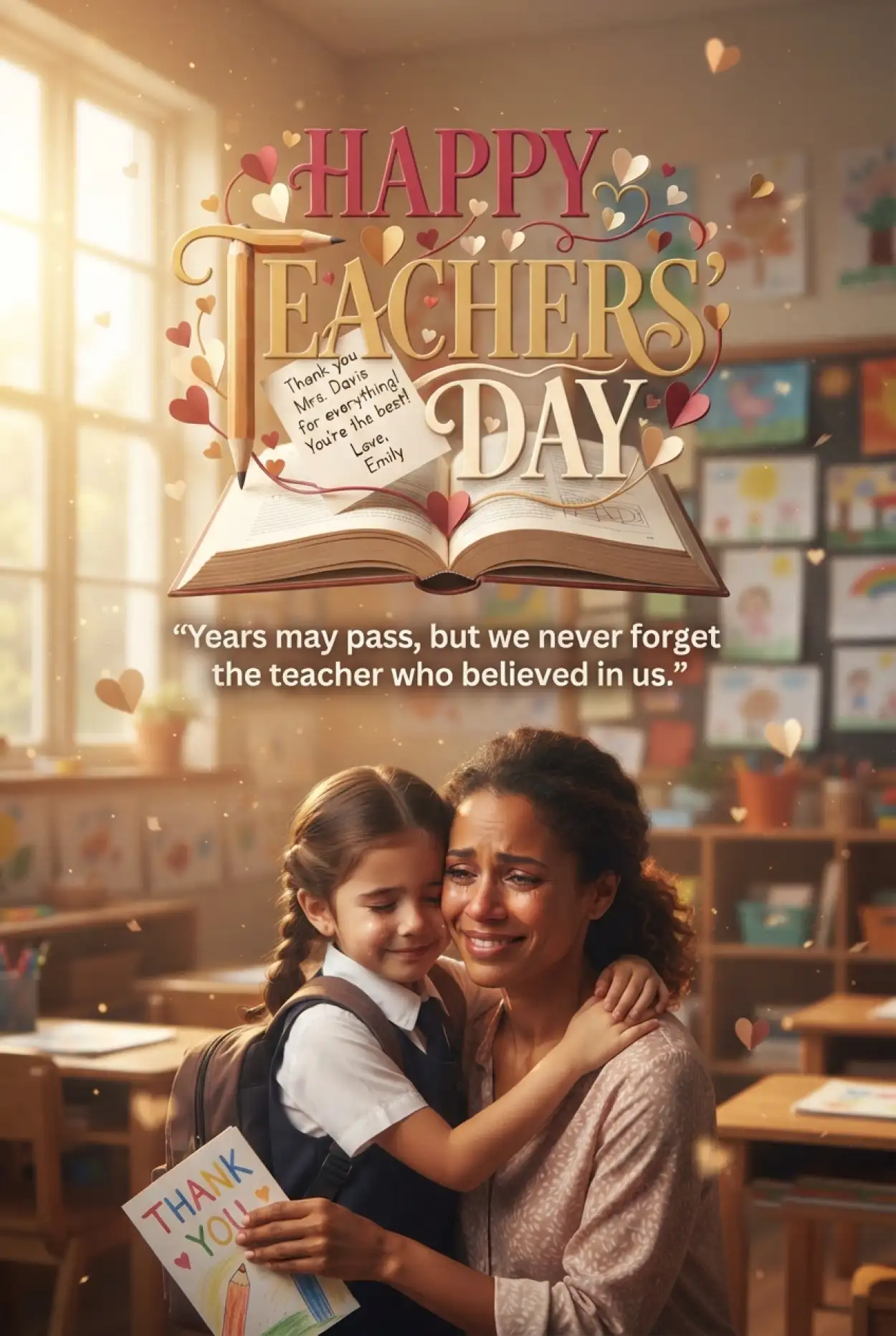Free Download Emotional Teachers Day India 2026 Messages - High Quality Teachers Day India 2026 Image