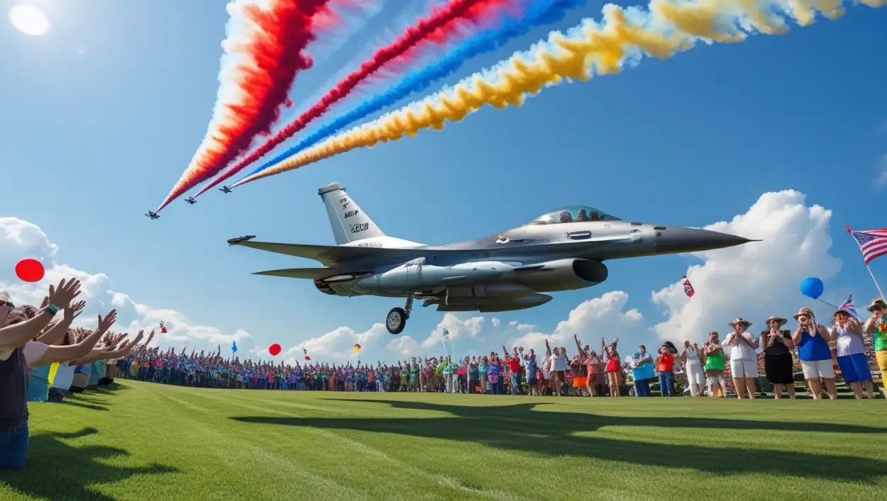 Epic Airshow With F16 Jet Background - Royalty Free F16 Fighter Jet Image | Pngmagic Free Download Epic Airshow With F16 Jet Background - High Quality F16 Fighter Jet Background