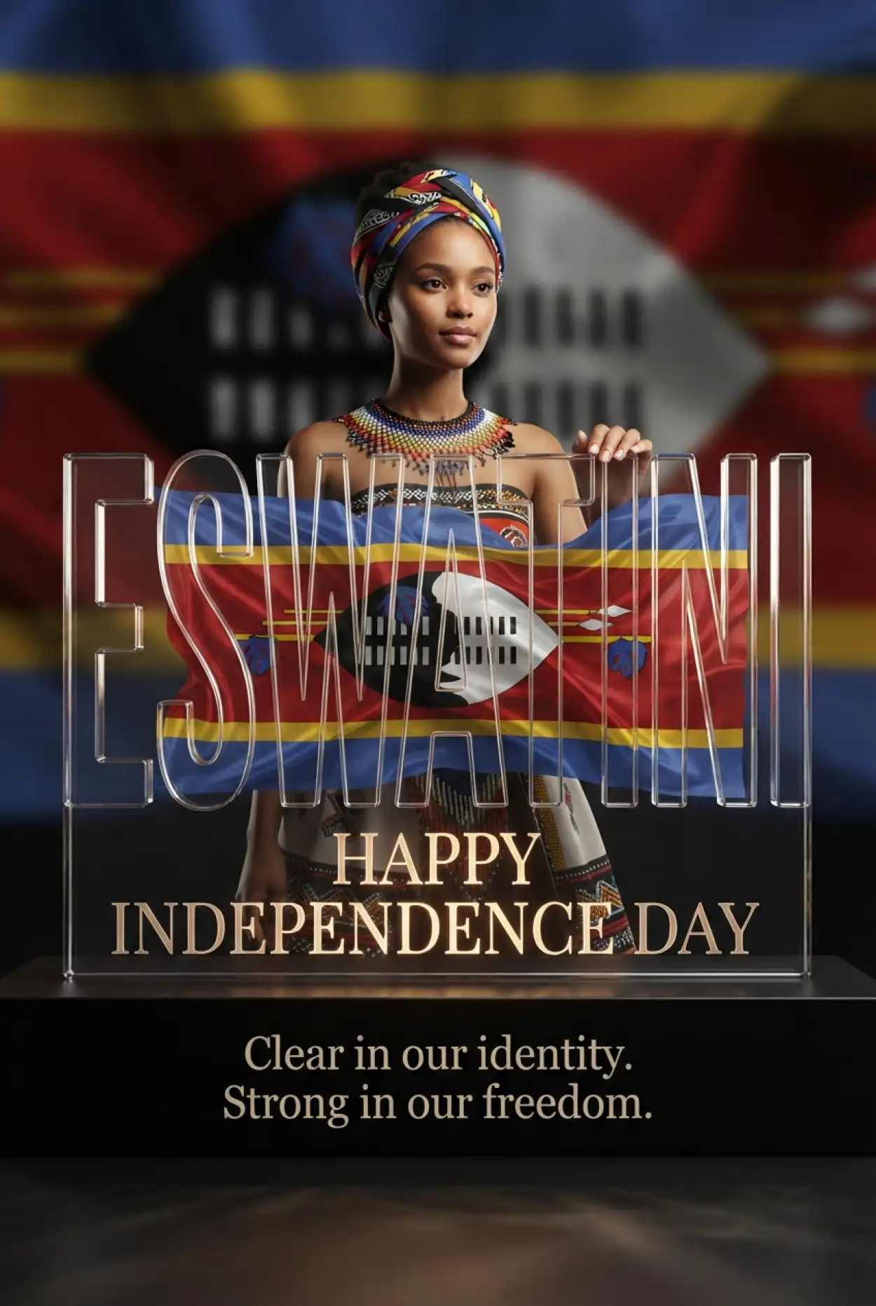 Free Download Eswatini Independence Day Social Media Post Design - High Quality Eswatini Independence Day 2026 Image