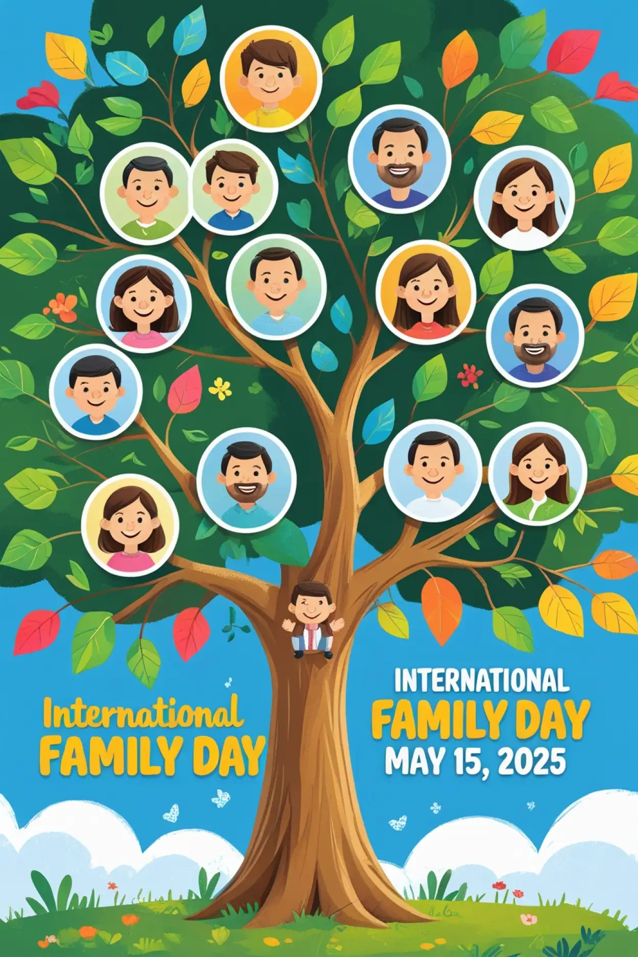Free Download Family Day 2025 Wallpaper Image - High Quality International Family Day Background