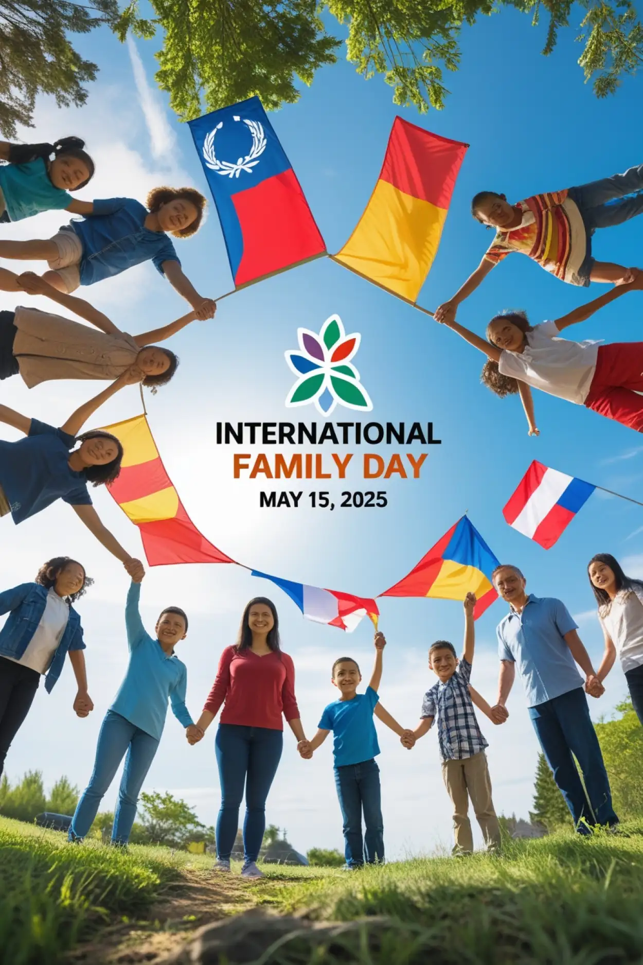 Free Download Family Day WhatsApp Status Image - High Quality International Family Day Background