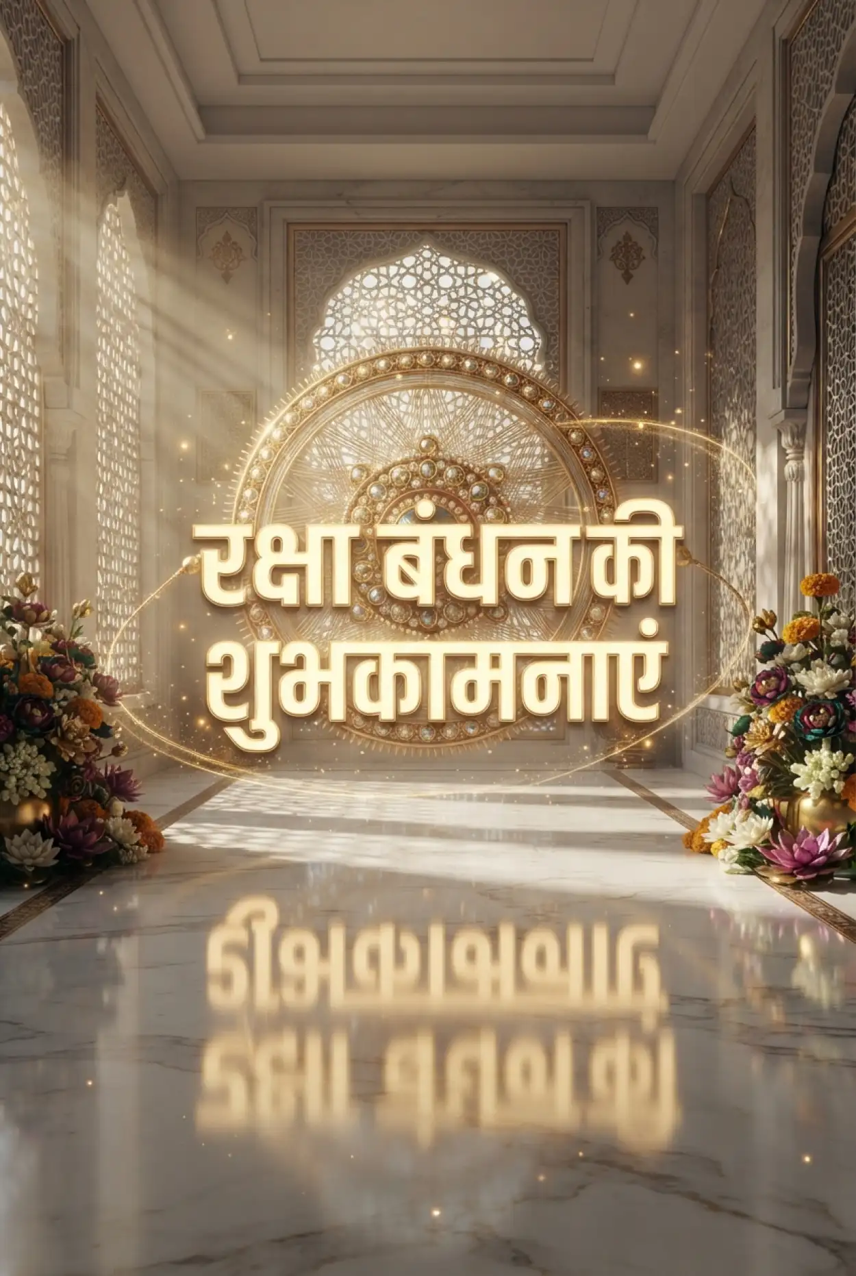 Free Download Family Ke Liye Raksha Bandhan Wishes In Hindi - High Quality Raksha Bandhan Ki Shubhkamnaye In Hindi Image