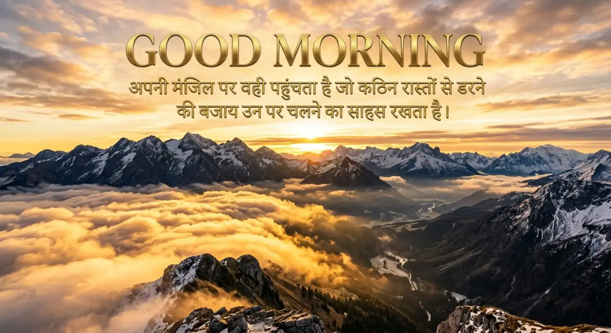 Free Download Famous Good Morning Quotes Hindi - High Quality Good Morning Motivational Quotes Hindi Image