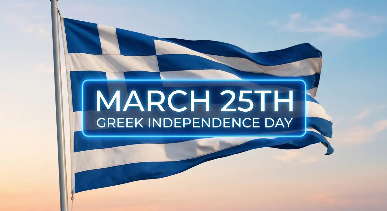 Free Download Famous Quotes Greek Independence Day - High Quality Happy Greece Independence Day 2026 Image