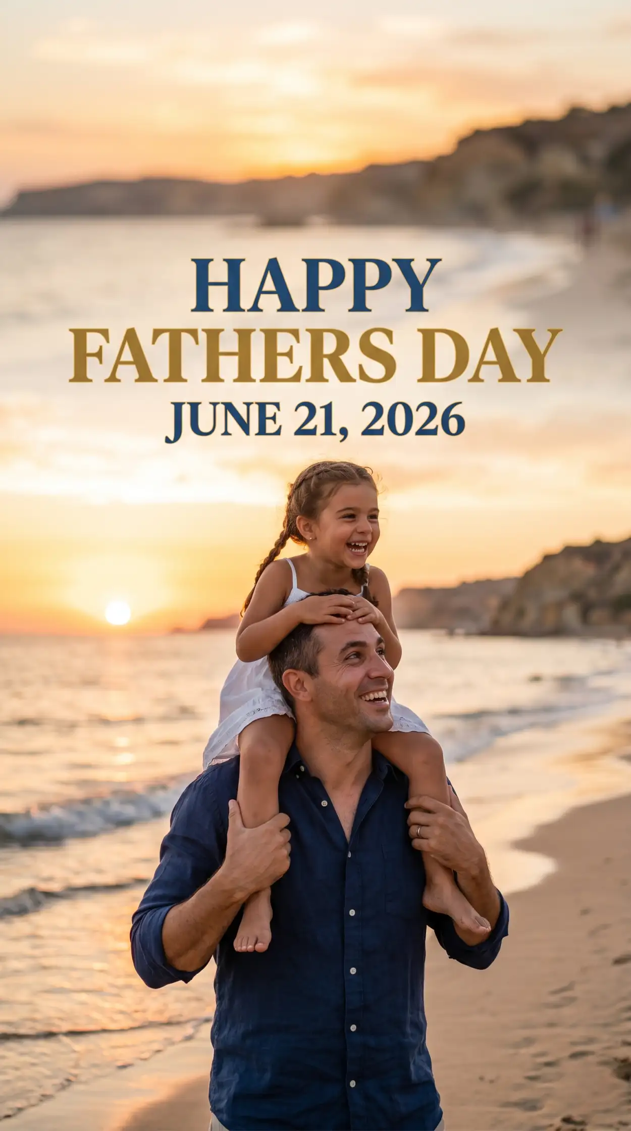 Free Download Fathers Day 2026 Quote Poster Template - High Quality Fathers Day 2026 Image