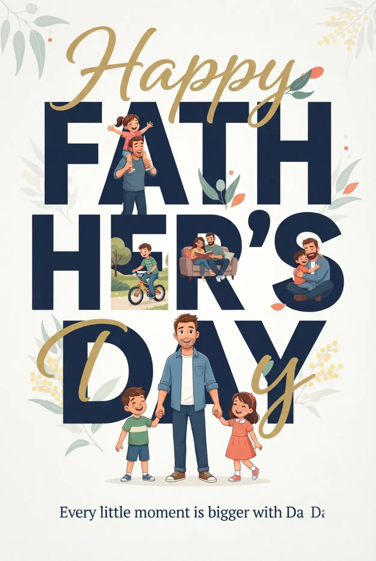 Free Download Fathers Day Australia 2026 Card Design - High Quality Fathers Day Australia 2026 Image