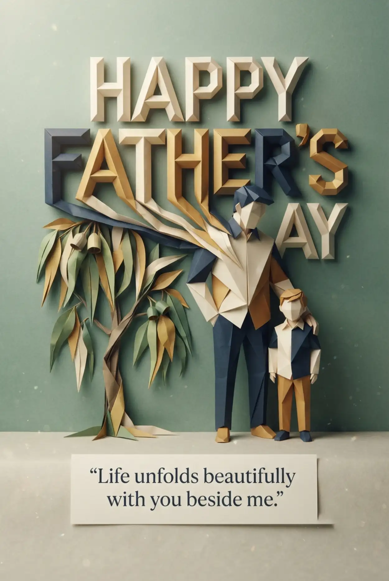 Free Download Fathers Day Australia Card With Beautiful Quote - High Quality Fathers Day Australia 2026 Image