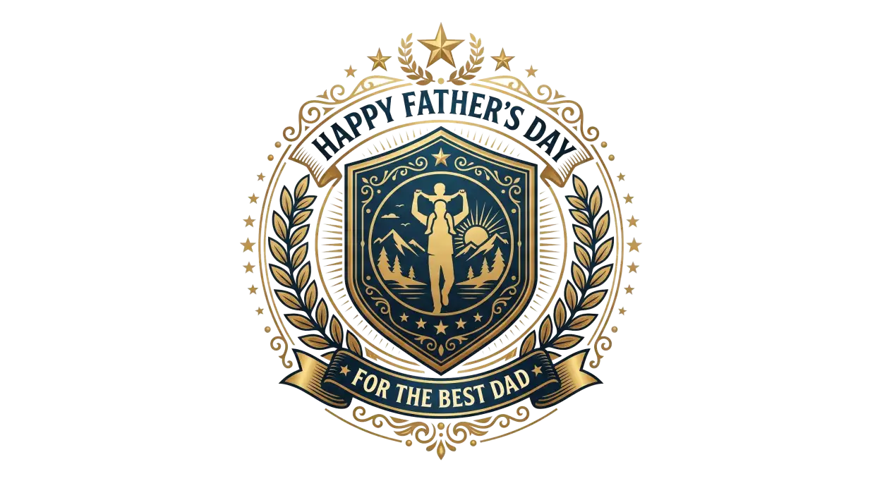 Free Download Fathers Day Badge Png - High Quality Fathers Day Png Transparent PNG