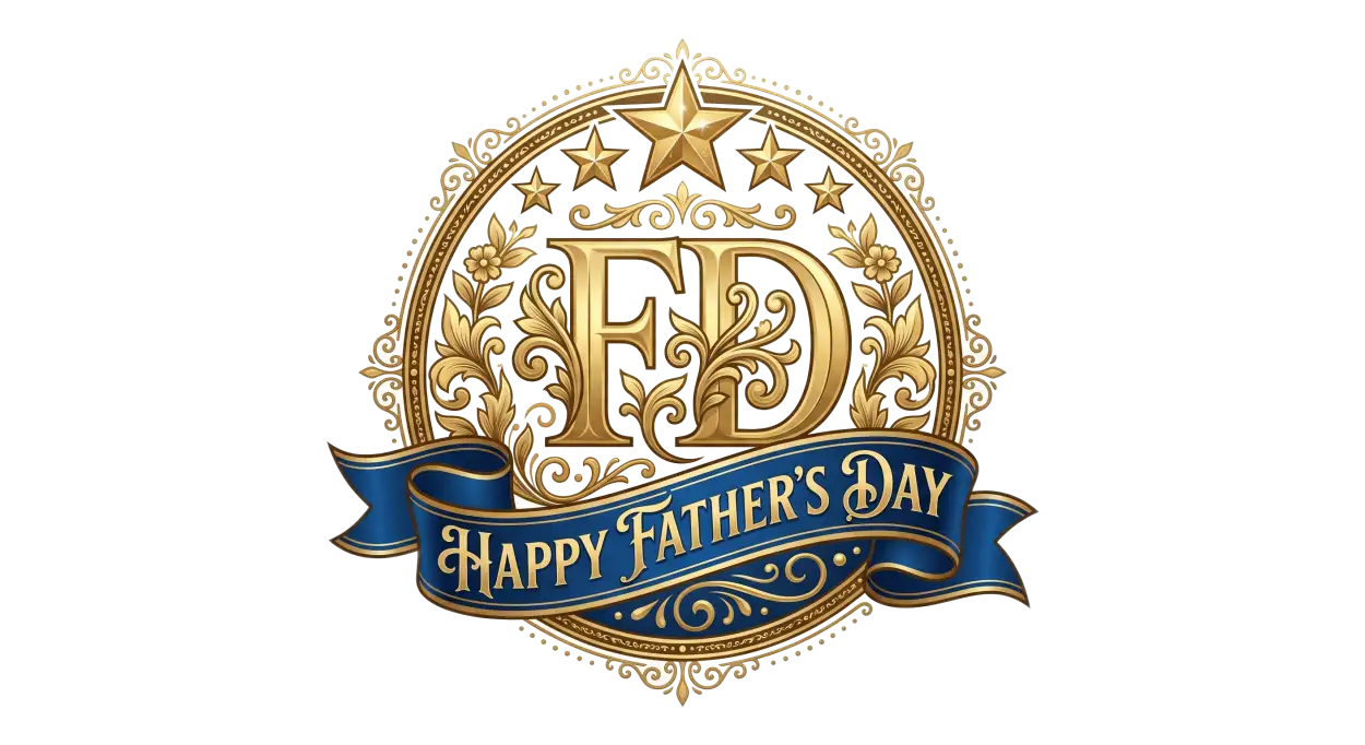 Free Download Fathers Day Gold Text Png - High Quality Fathers Day Png Transparent PNG