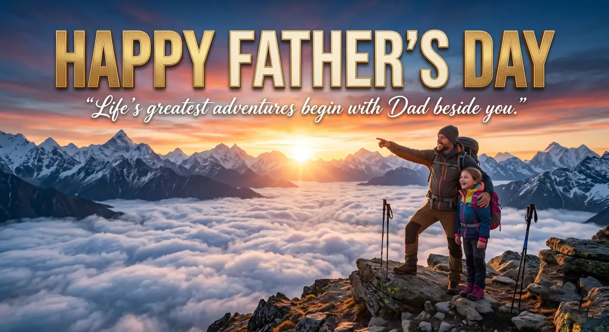 Free Download Fathers Day Greeting Card 4k Design - High Quality Happy Fathers Day Greeting Card Image