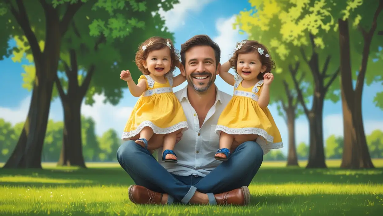 fathers day retro banner background HD