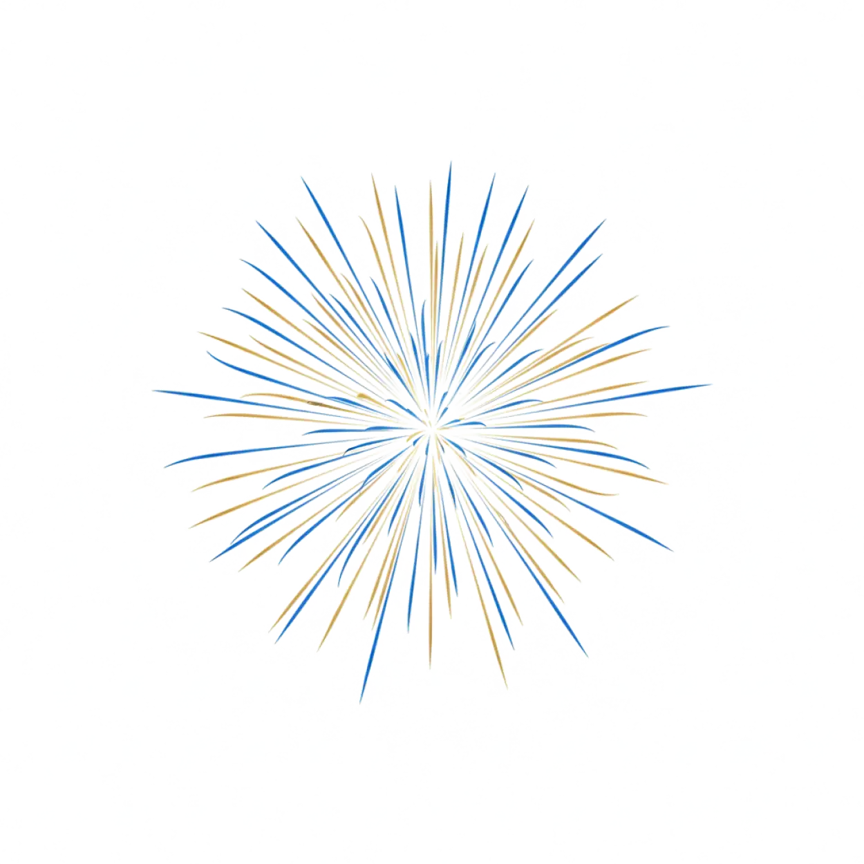 fireworks png isolated on transparent background