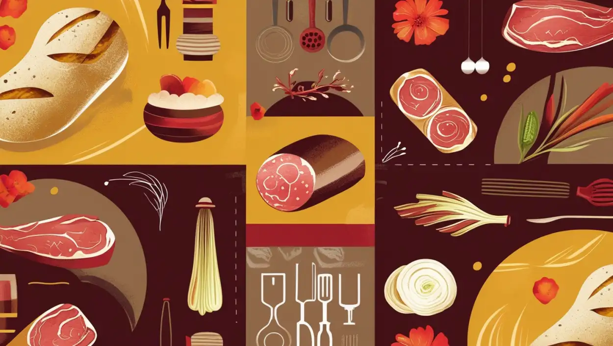 flex banner background for restaurant