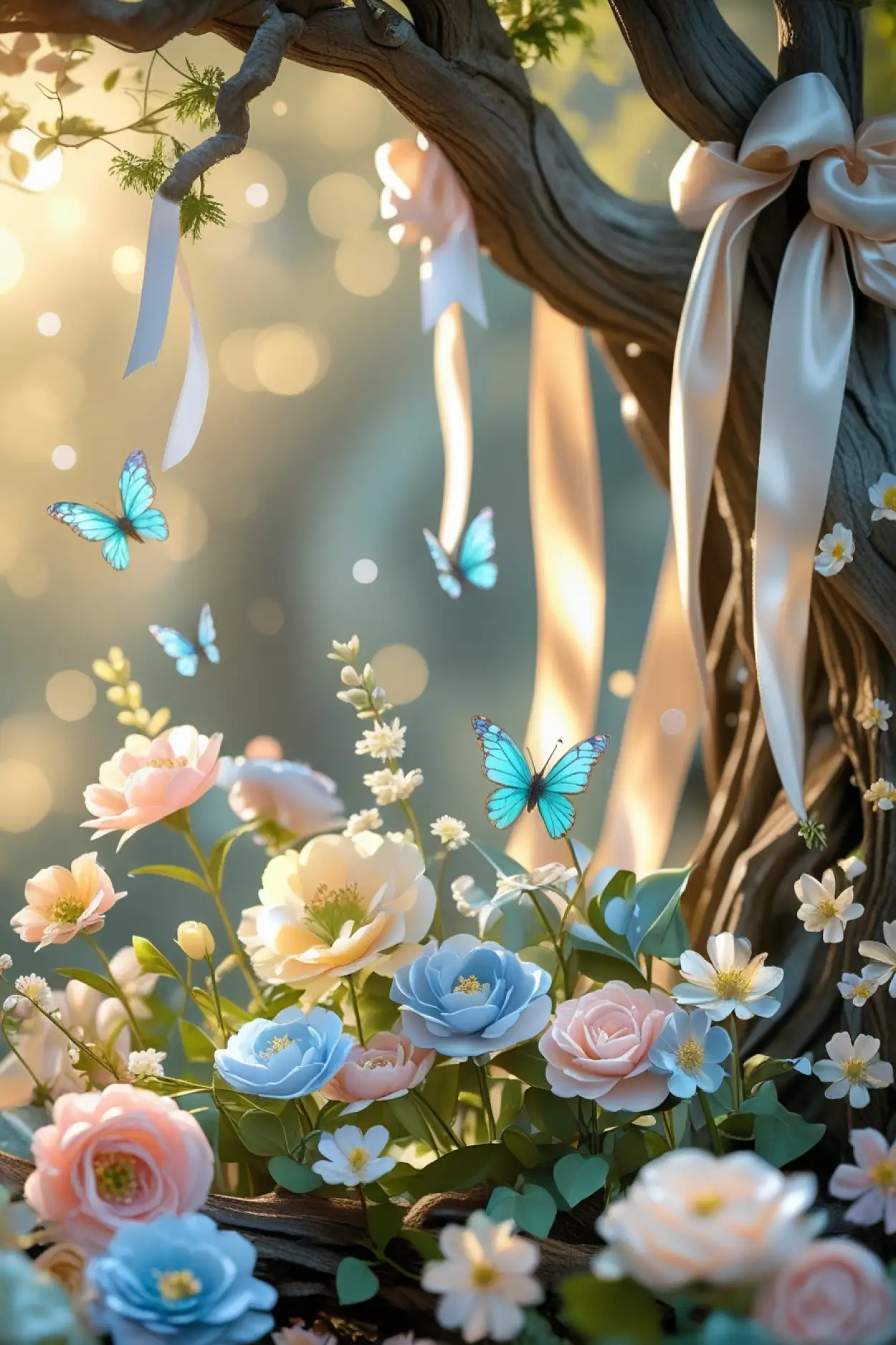 floral birthday background aesthetic