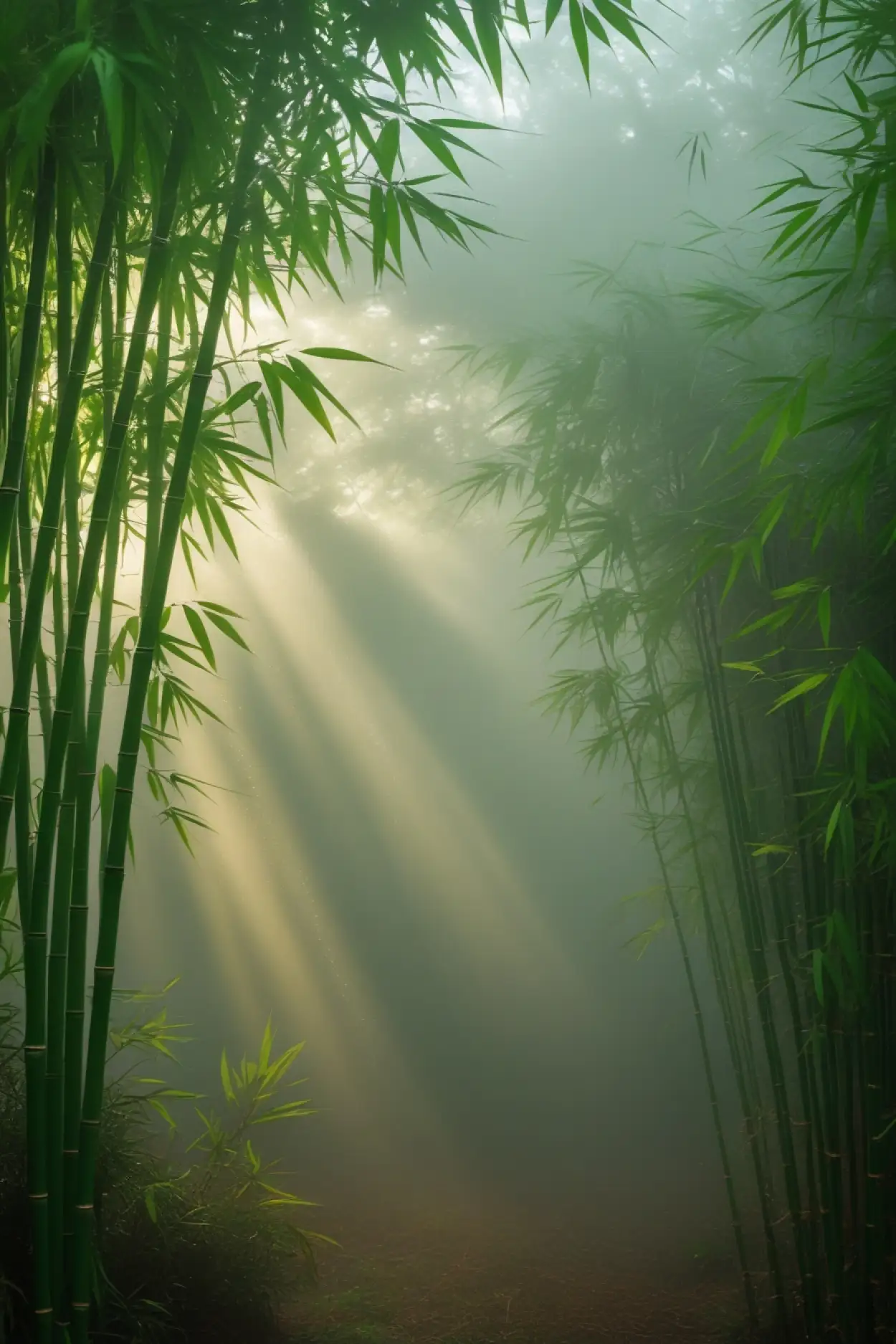 foggy forest aesthetic background for reels
