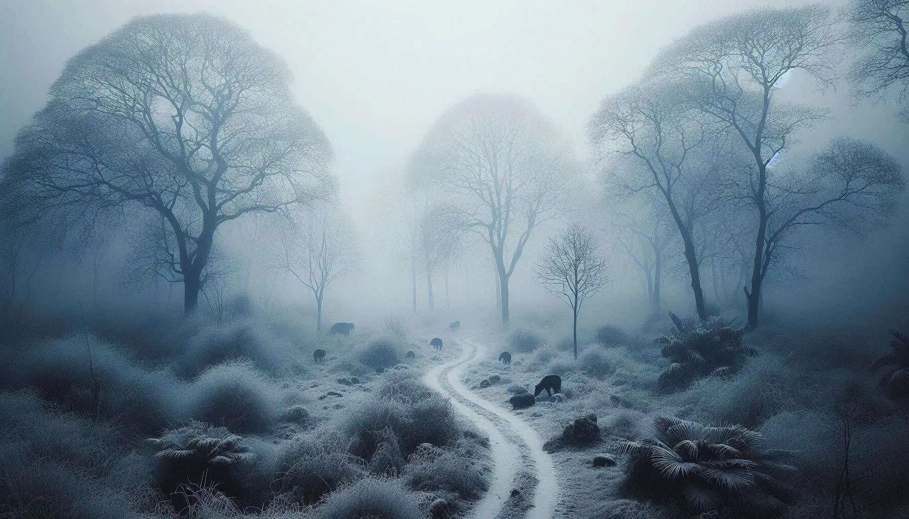 foggy mornings winter wallpapers in india