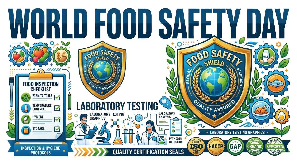 Free Download Food Quality Control Png Illustration - High Quality World Food Safety Day Png Transparent PNG