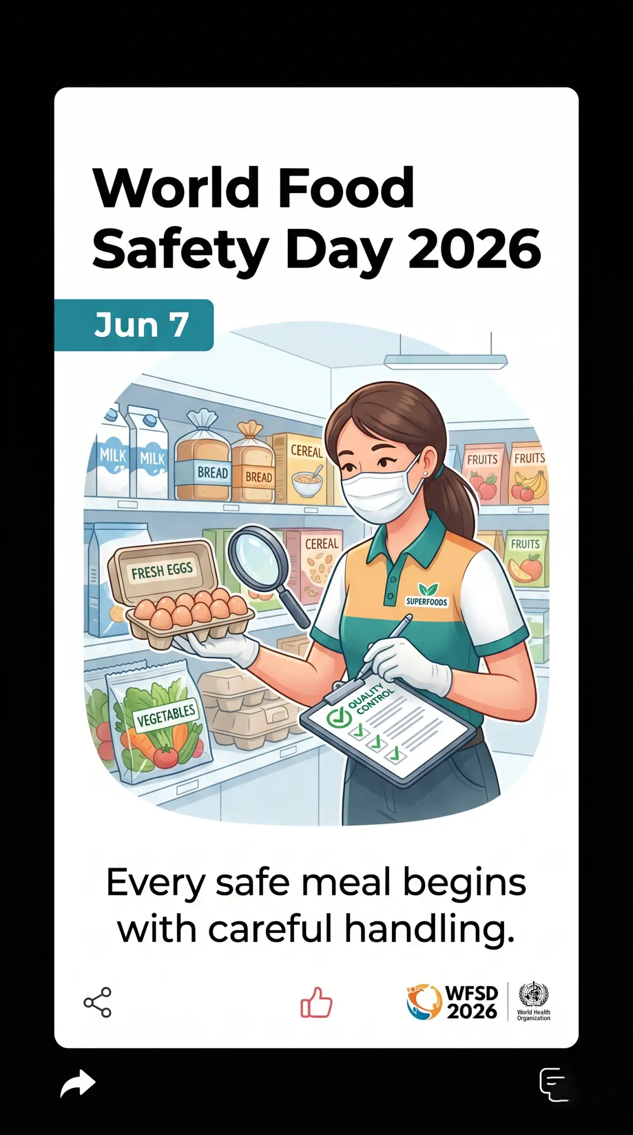 Free Download Food Safety Day Educational Resources 2026 - High Quality World Food Safety Day 2026 Image