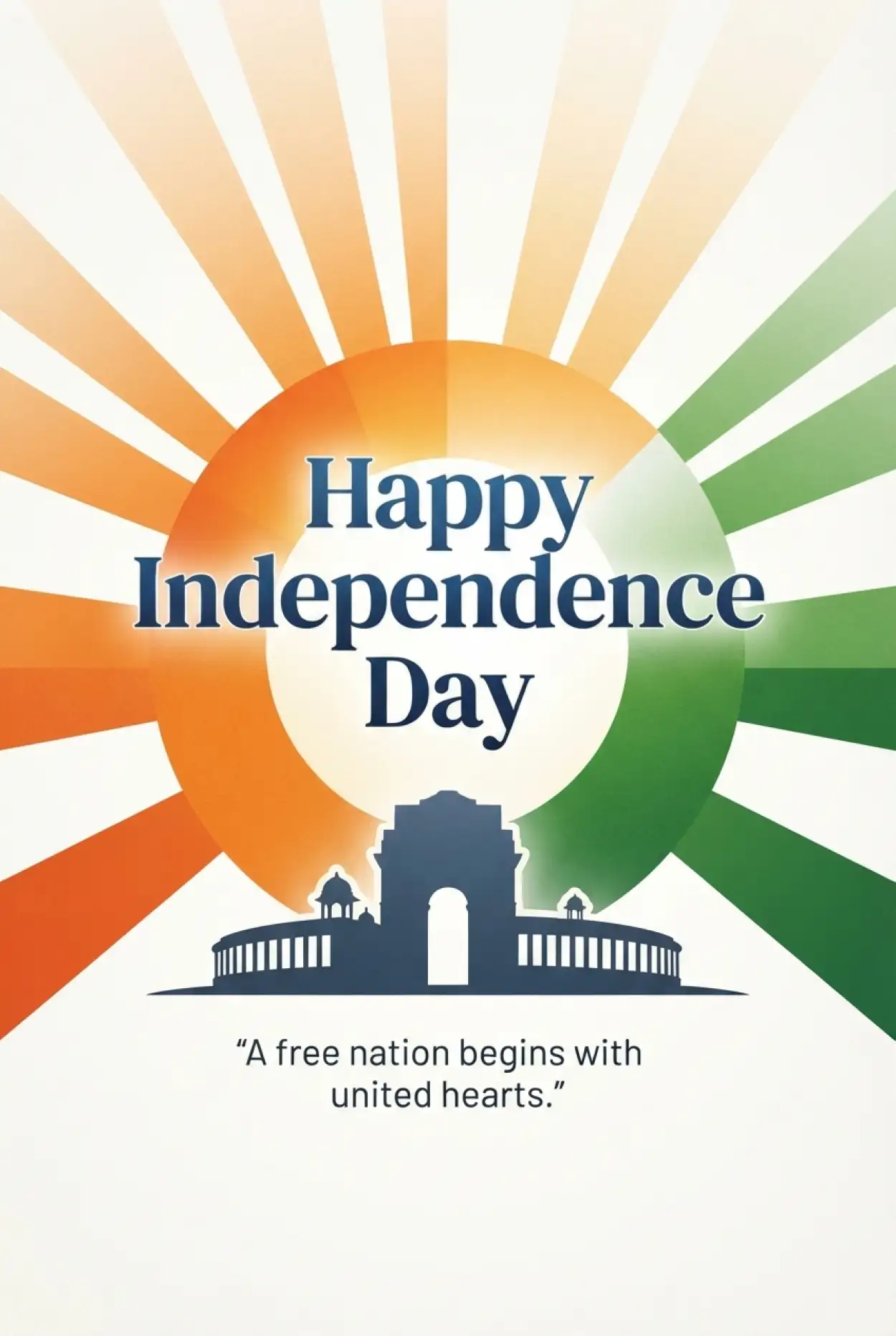 Free Download Free 15 August Poster 2026 - High Quality Independence Day Poster 2026 Image