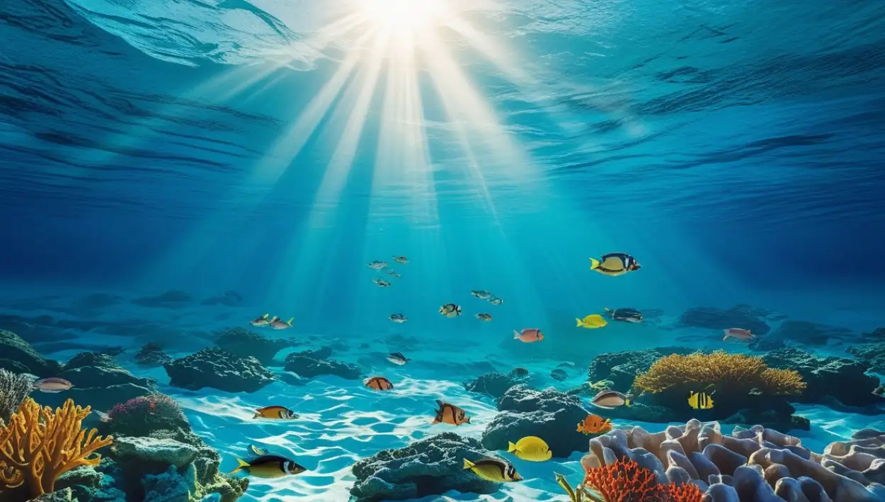 Free Download Free Blue Picture Underwater Sea Life Hd - High Quality Free Blue Picture Background
