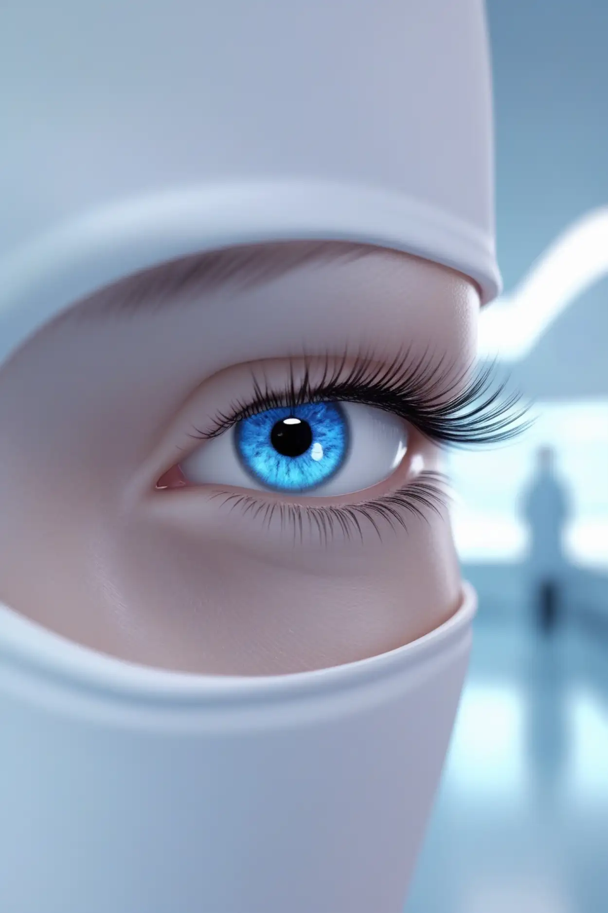 free eye checkup flex banner background