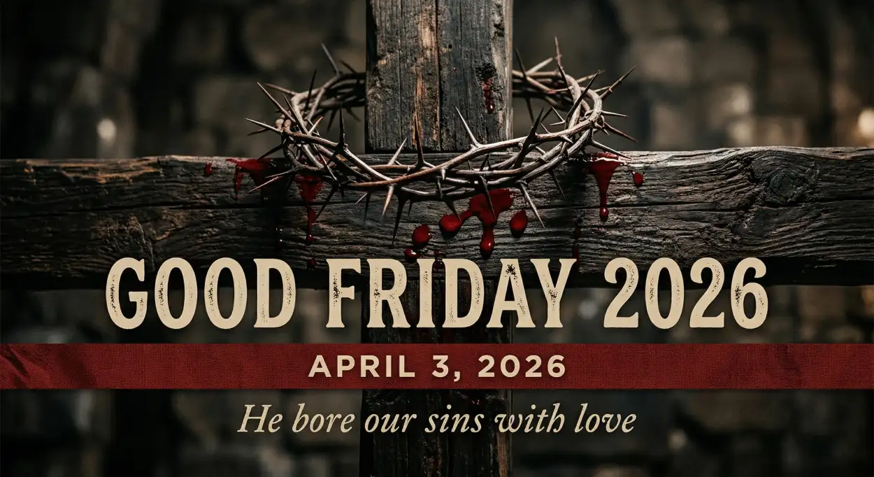 Free Download Free Good Friday Png Hd Download - High Quality Good Friday 2026 Transparent PNG