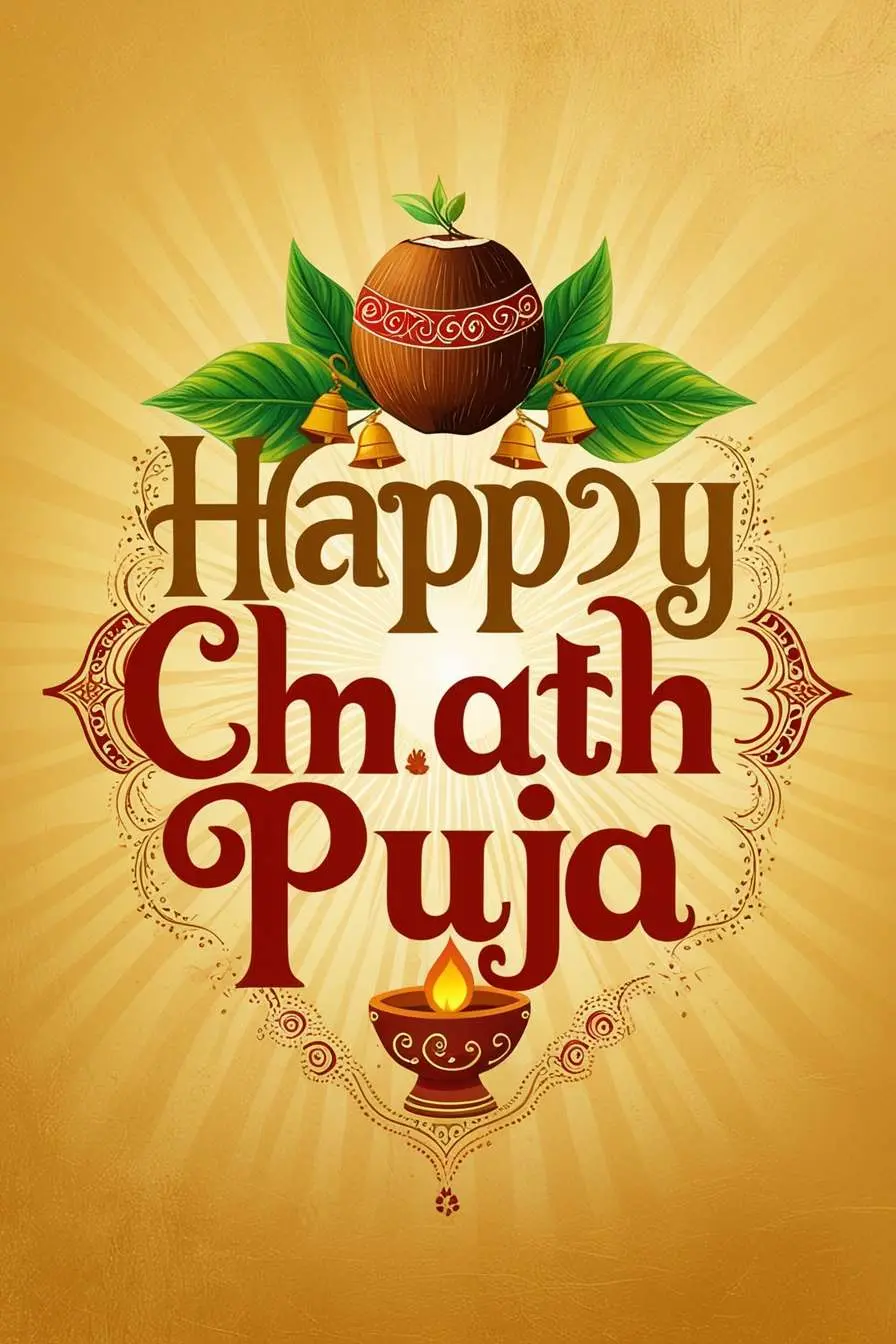 free happy chhath puja greeting images