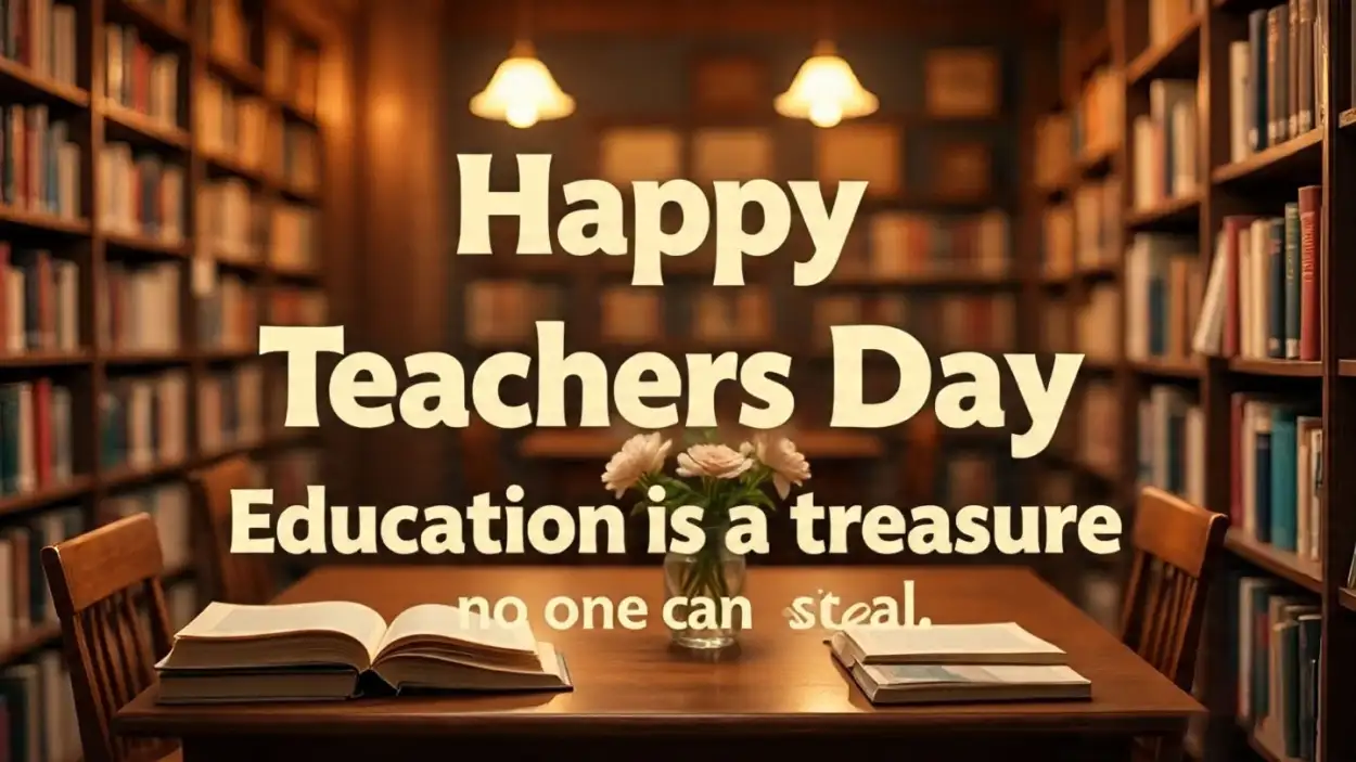 Free Happy Teachers Day cartoon drawing wallpaper HD