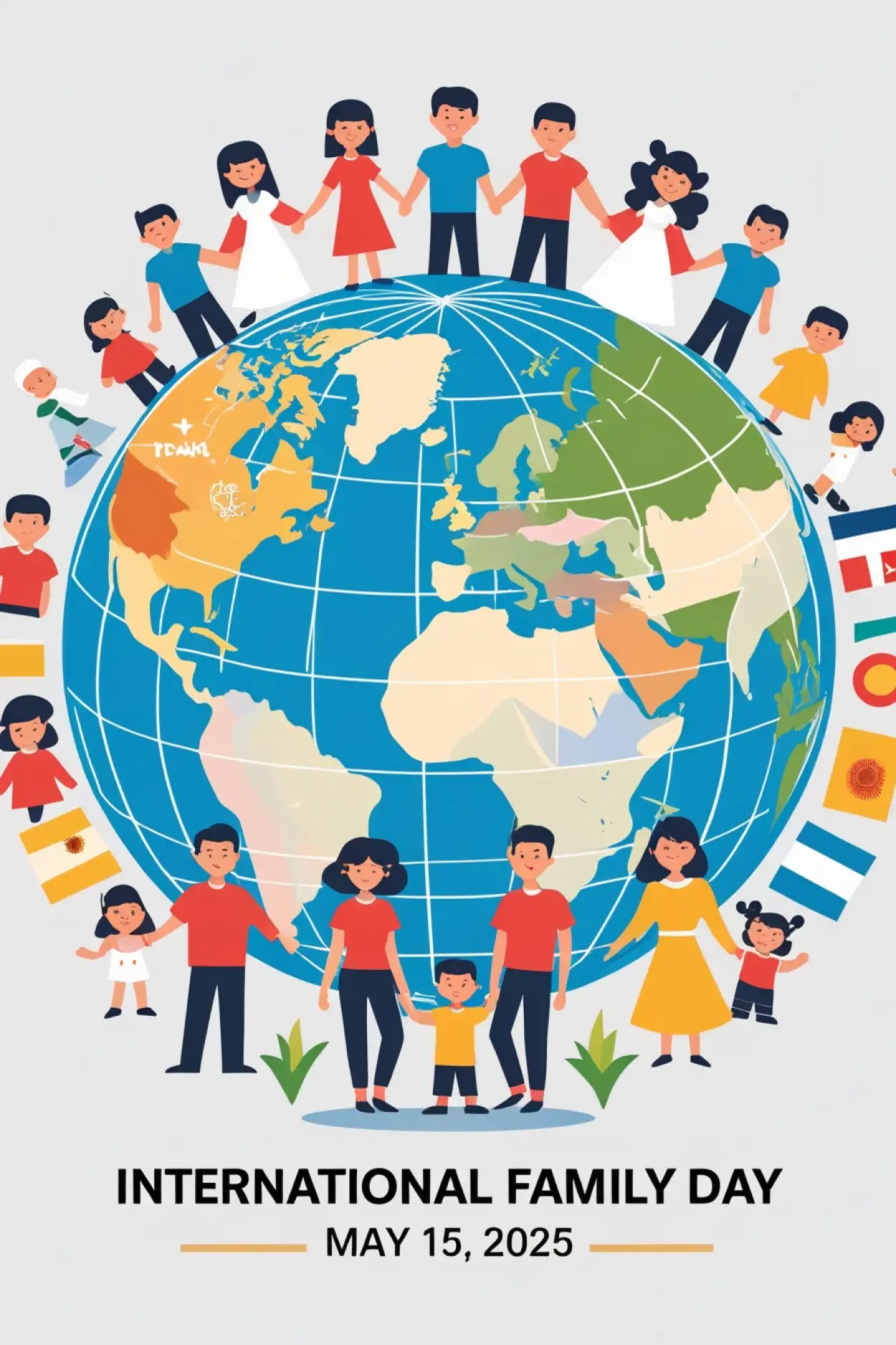 Free Download Free Poster For International Family Day In JPG - High Quality International Family Day Background