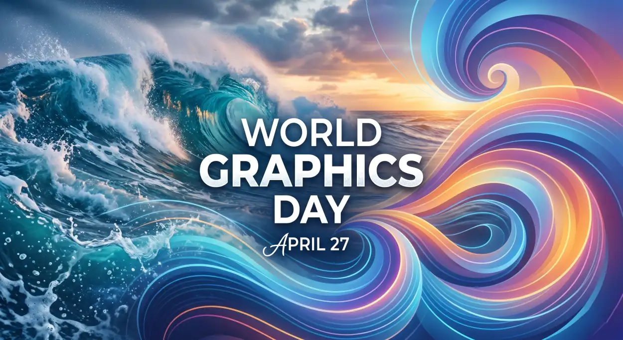 Free Download Free World Graphics Day Poster Download - High Quality World Graphics Day 2026 Image