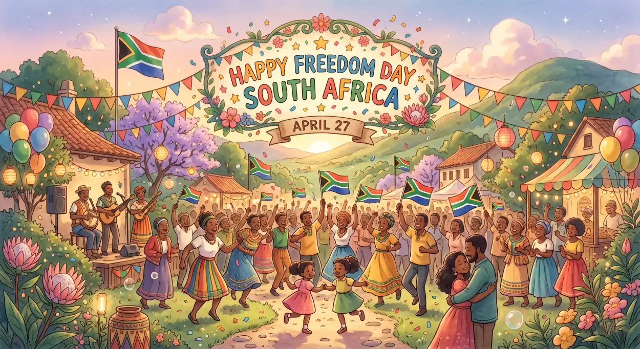 Free Download Freedom Day South Africa 2026 Instagram Captions Text Images - High Quality Happy Freedom Day South Africa Wishes 2026 Image