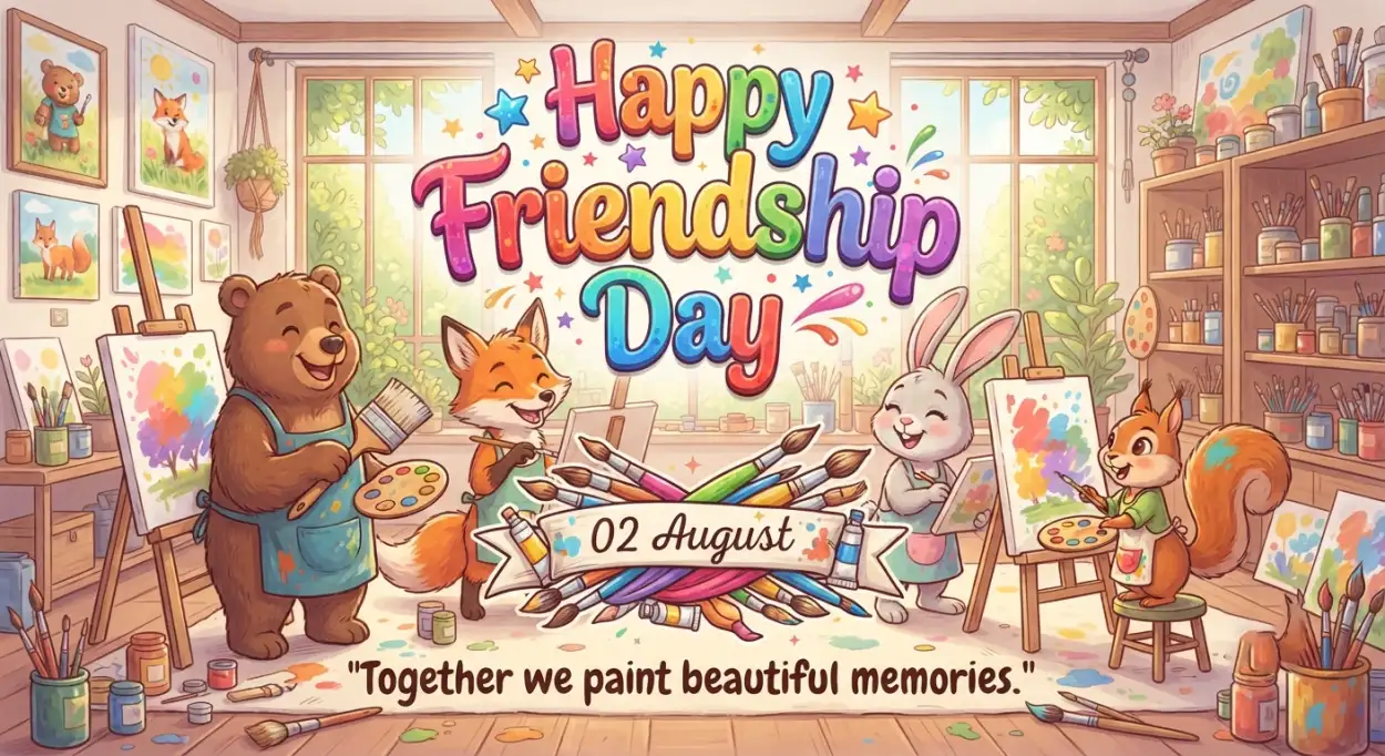 Free Download Friendship Day 2026 Ai Generated Artwork - High Quality Happy Friendship Day 2026 Image