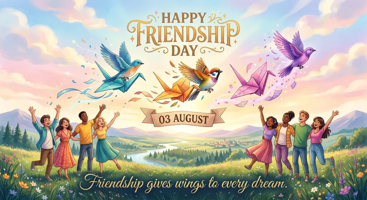 Free Download Friendship Day 2026 Banner - High Quality Happy Friendship Day 2026 Image