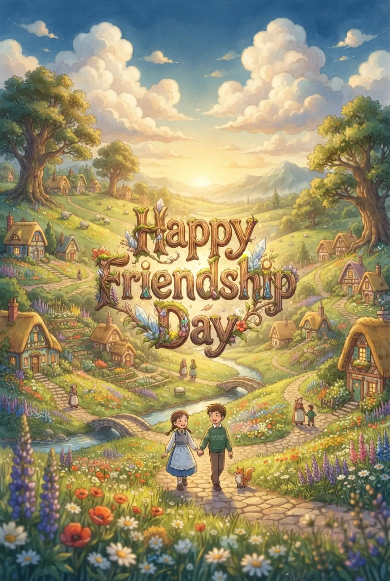 Free Download Friendship Day 2026 Best Friend Forever Design - High Quality Happy Friendship Day 2026 Image