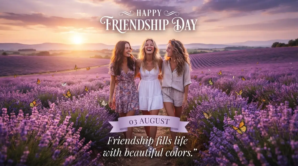 Free Download Friendship Day 2026 Bestie Quotes - High Quality Happy Friendship Day 2026 Image