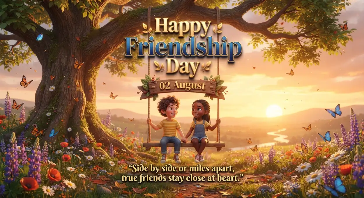 Free Download Friendship Day 2026 Blog Featured Image - High Quality Happy Friendship Day 2026 Image
